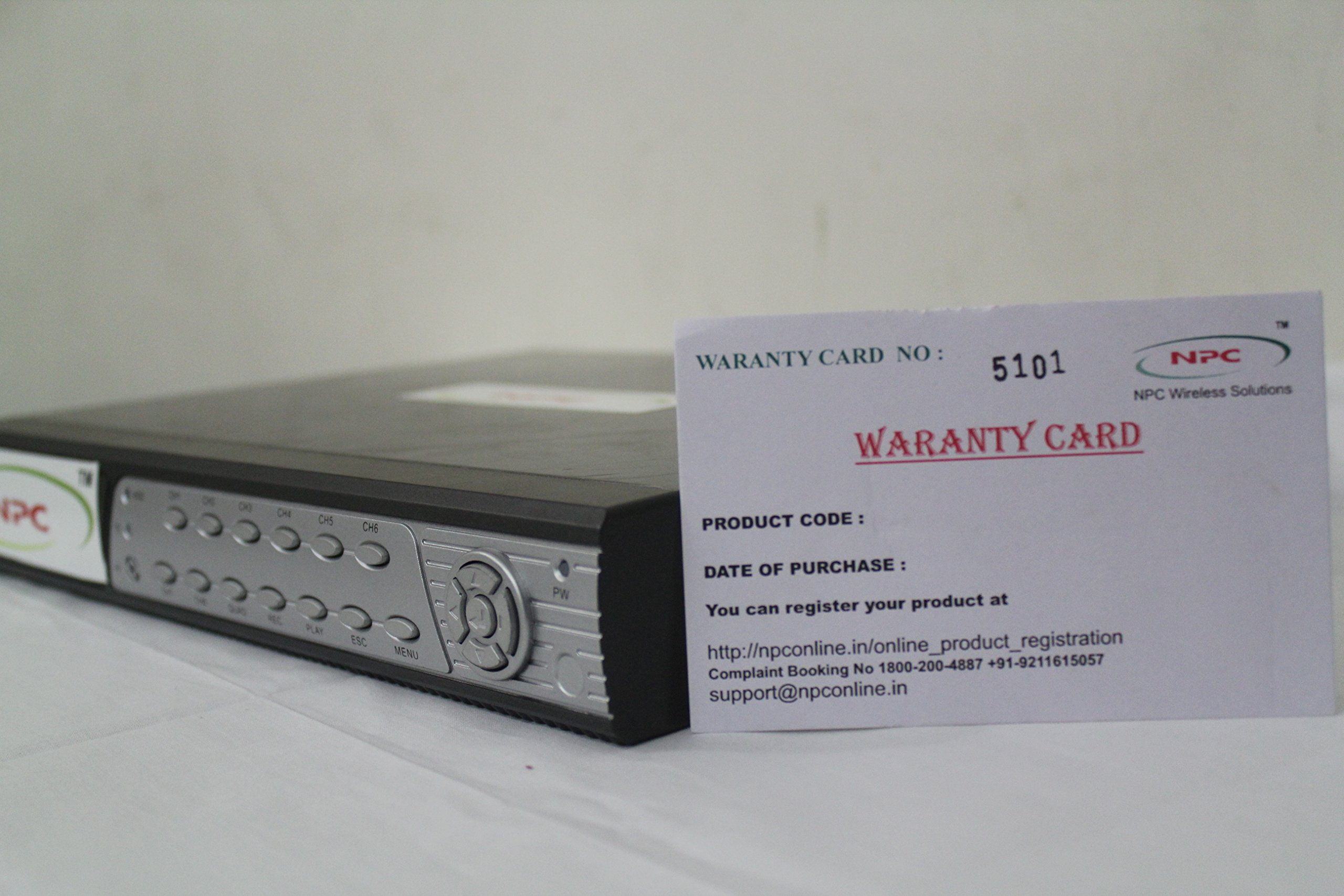 Buy NPC 8 Channel Network H.264 DVR for 8 Cameras Online at Low